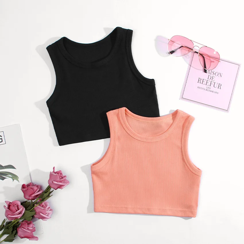 Baby Clothing For Sale - Sommer Mädchen Unterwäsche Ärmellose Shirts für