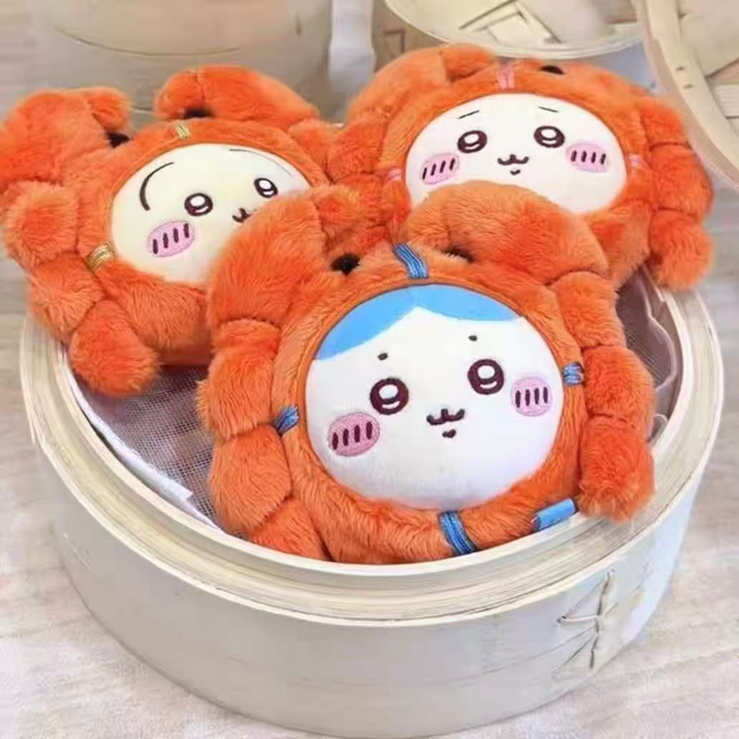 Baby Clothing Hangers - Nagano Hachiwara Usagi C Hii Krabbenfell-Teddybär-Puppenanhänger,