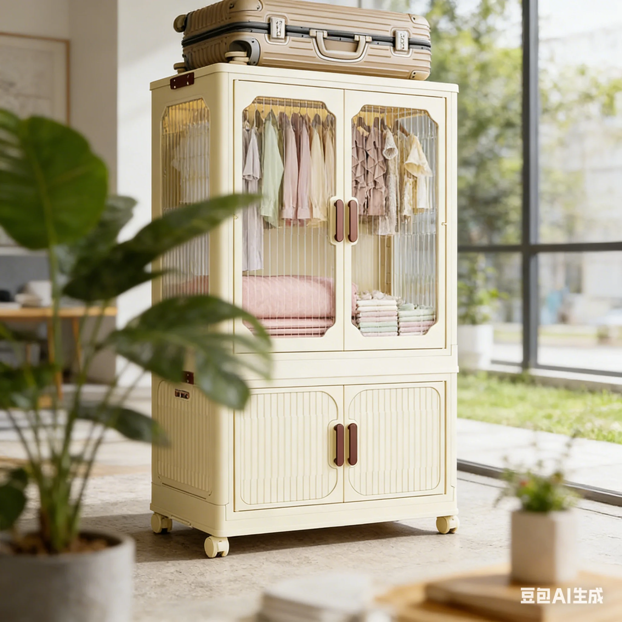 Baby Clothing Storage - AOLIVIYA Baby-Kleiderschrank aus Kunststoff mit kleinem