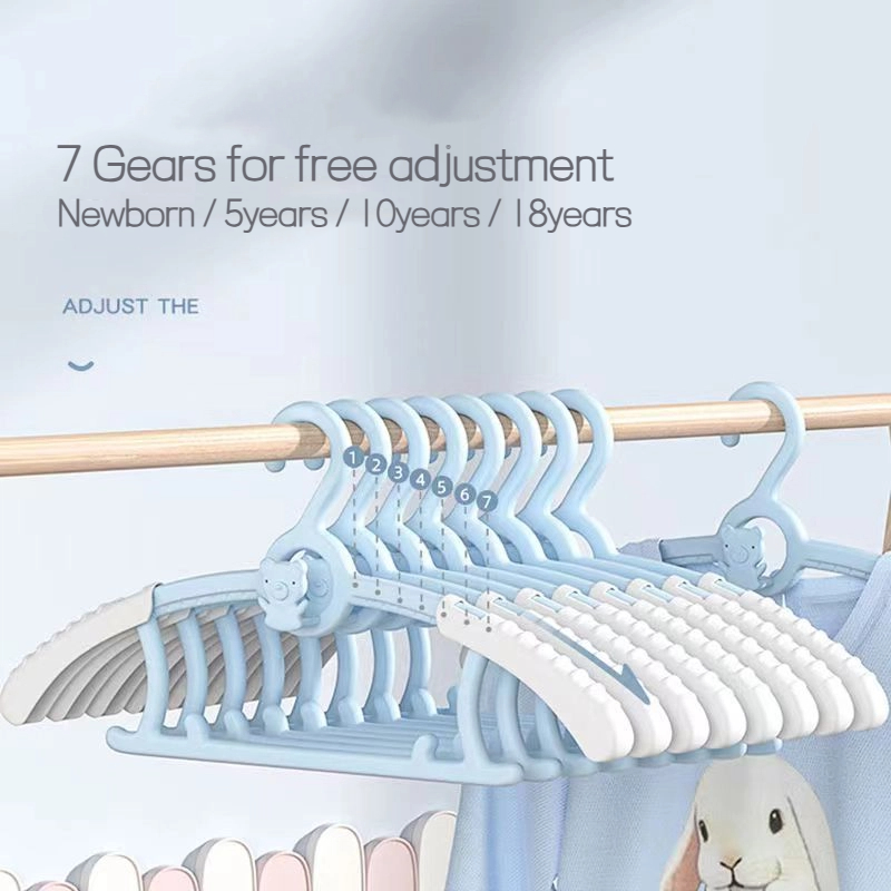 Baby Clothing Hangers - 10 Stück Baby-Kleiderbügel, ausziehbar, rutschfest, für