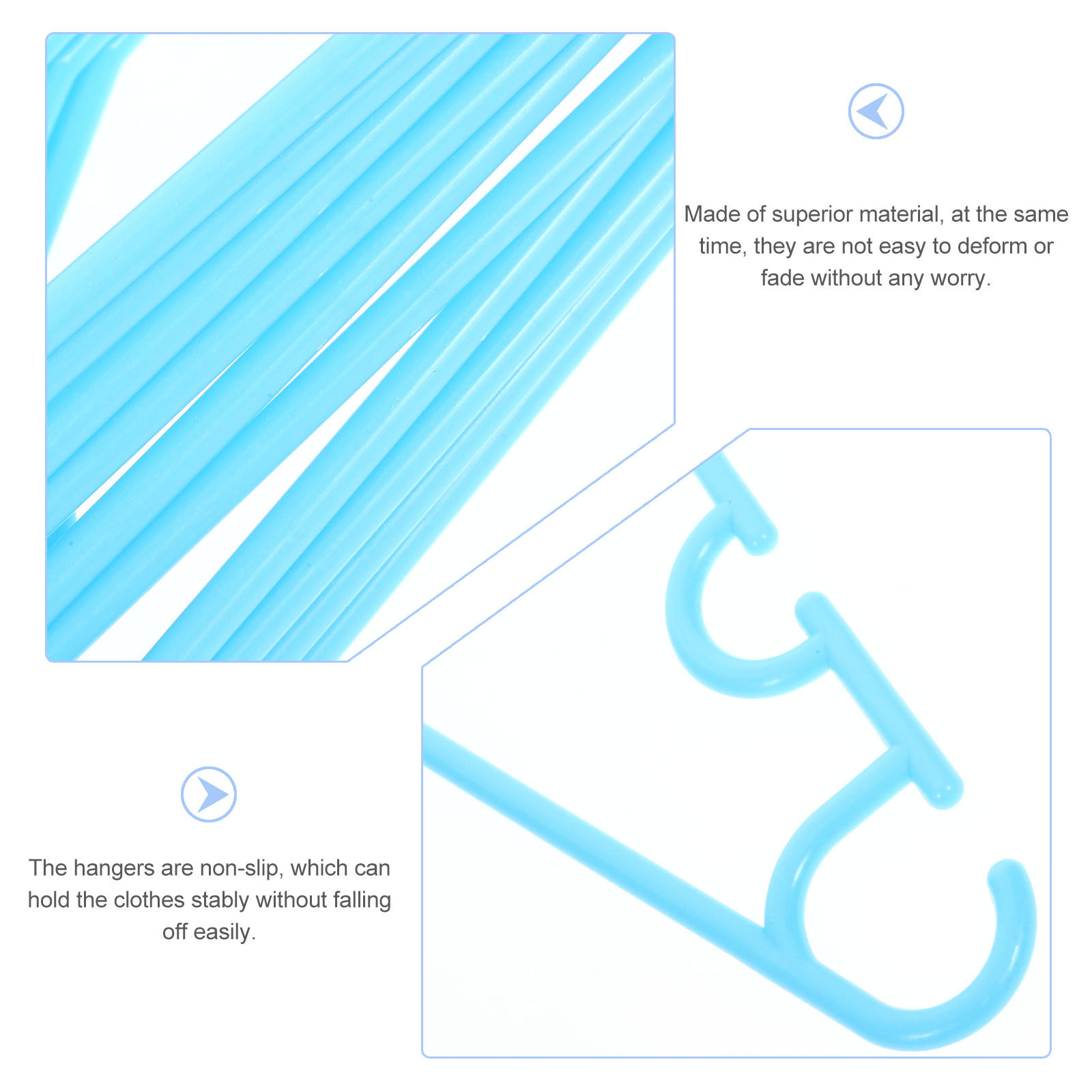 10 Stück rutschfeste Kunststof – Baby Clothing Hangers Bewertung und Preis