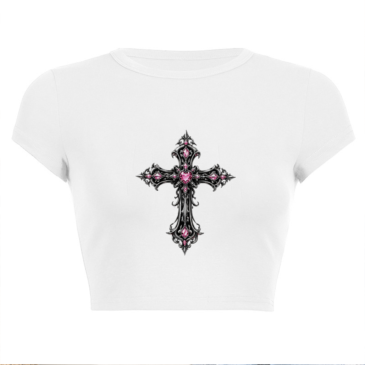 Das Crop-Top mit dem Kreuzarm- – Baby Y2K Clothing Bewertung und Preis